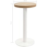 Bistro stol svjetlosmeđi 40 cm MDF | shoptok.hr