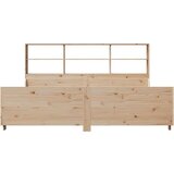vidaXL Krevet s regalom za knjige bez madraca 180x200 cm masivno drvo | shoptok.hr