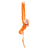  igračka majmun s bebom 70 cm - narančasta | Shoptok.si