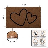 OTIRAČ SRCE 45X75 COCO LUANCE | shoptok.hr