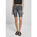 Urban Classics AOP Cycle Shorts 2-Pack Women's Black/White+Black | shoptok.hr