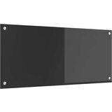 vidaXL Kuhinjska zidna obloga Tamno siva Staklo 90 x 40 cm Elegantno | shoptok.hr