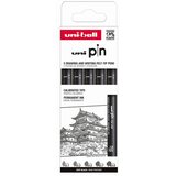 UNI ball Marker Uni pin set 0,1/0,3/0,5/0,7/0,9 mm crni Classic 5/1 Cijene