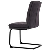 Cantus nihajni stol, kovina, tekstil siva | Shoptok.si