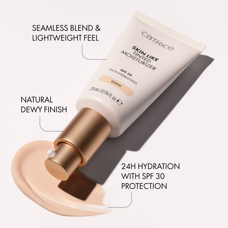 Catrice Skin Like Tinted Moisturizer vlažilna tonirana krema SPF 30 odtenek 092C 28 ml | Shoptok.si