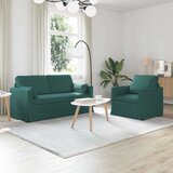 SOFA 2 pcs Tamnozelena Metal | shoptok.hr