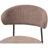 MID.YOU STOL, kovina, tekstil rjava, črna | Shoptok.si