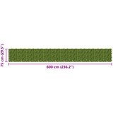  Zaslon za balkon s lišćem Zelena i žuta 600 x 75 cm | Eponuda.com