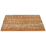  Pravokutna stolna ploča 60 x 120 cm 15 - 16 mm obnovljeno drvo | shoptok.hr