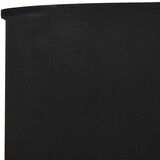  3-panelni vetrobran tkanina 400x160 cm črn, (20692985) | Shoptok.si