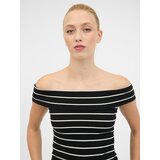 Orsay Black and white women's short-sleeved t-shirt - Women's | Shoptok.si