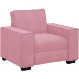 3-dijelni set sofa s jastucima, ružičasti baršun | Shoptok.si