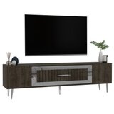 Hanah home tv polica Dekolp3 walnut silver