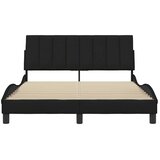  Okvir kreveta bez madraca Hanko crni 120 x 200 cm od tkanine | Eponuda.com