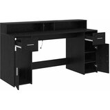  Stol s ladicama Crni hrast 160 x 55 x 91 cm Konstruirano drvo | Eponuda.ba
