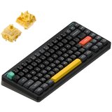 Nuphy Halo75 v2 Brezžična Mehanska Tipkovnica / Obsidian Black Lemon Switch, (22126138) | Shoptok.si