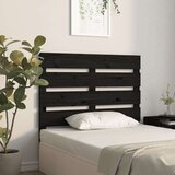  Uzglavlje crno 100 x 3 x 80 cm od masivne borovine | shoptok.hr
