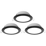 Aigostar Komplet 3x LED kupatilska ugradna plafonska svetla 4,8W/230V 6500K IP65 crna Cene