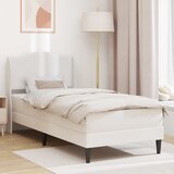 Krevetna konstrukcija Bijela 90 x 190 cm Umjetna koža | shoptok.hr