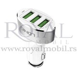Ldnio auto punjač C501 3xUSB 5V/5.1A za iphone lightning belo-sivi | ePonuda.com