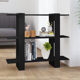 vidaXL Ormarić za knjige / sobna pregrada crni 100 x 30 x 87 cm Cijene