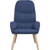  Stol za sproščanje s stolčkom modro blago, (20821718) | Shoptok.si