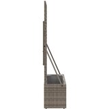  Vrtni saksija s rešetkom Siva 70 x 30 x 135 cm poliratan | Eponuda.ba