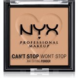 NYX Professional Makeup Can't Stop Won't Stop Mattifying Powder matirajući puder nijansa 06 Tan 6 g Cijene