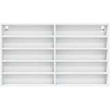 vidaXL Vitrina bijela 100x15x58 cm konstruirano drvo | shoptok.hr