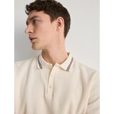 Reserved - Regular polo-majica - krem | shoptok.hr