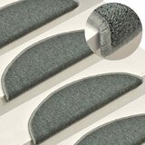  Prostirke za stepenice 30 kom 56x17x3 cm tamnozelene poluokrugle | shoptok.hr