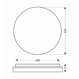 Lesnina XXXL STROPNA LED-SVETILKA 18 W 230 V | Shoptok.si