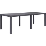  Vrtni stol smeđi 220 x 90 x 72 cm plastika s izgledom ratana | shoptok.hr