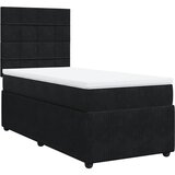 Maison Chic Box spring postelja - Vzmetna postelja z vzmetnico črna 80x200 cm žamet SL4275, (21888870) | Shoptok.si