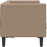  Fotelja Chesterfield 2-sjed Cappuccino umjetna koža | shoptok.hr
