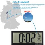 CROSSTIME digitalna radijsko vodena stenska ura | Shoptok.si