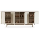 MOME Kremno bela komoda 180x75x40 cm Solei – | Shoptok.si
