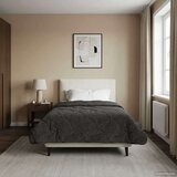  Ljetni pokrivač Antracit 140 x 220 cm Mikrofibra i teddy flis | shoptok.hr
