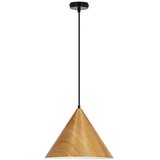 Candellux Lighting smeđa viseća svjetiljka s metalnim sjenilom ø 32 cm dunca – Cijene