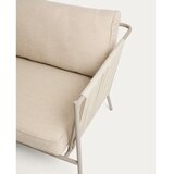 Kave Home Bež podstavljena vrtna sofa Zivia &amp;ndash; Slike