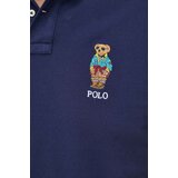Polo Ralph Lauren Bombažen polo mornarsko modra barva | Shoptok.si