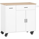 SoBuy kuhinjski voziček, kuhinjski voziček na kolesih, kuhinjsko omarico FKW126-WN, (22108475) | Shoptok.si