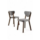 Hanah home set stolica (4 komada) arfe grey brown Cene