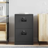 Kabinet za datoteke s ladicama Crna 44 x 50 x 106.5 cm | shoptok.hr