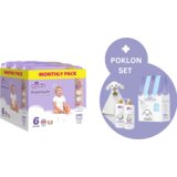 Violeta Pelene Premium Monthly 6, 132 komada + Poklon set (Šampon, Kupka i Igračkica za decu) | ePonuda.com
