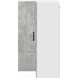  Stenska kuhinjska omarica Betonsko siva 57 x 57 x 100 cm | Shoptok.si