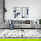  The Living Store Klubske mizice 2 kosa sive sonoma 50x50x40 cm inženirski les - Klubska Mizica, (21441950) Cene