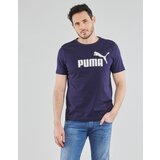 Puma Moška majica ESS Logo Tee Temno modra | Shoptok.si