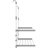  Stalak za sušenje za balkon 89 x 25 x (60 - 95) cm aluminijski | shoptok.hr