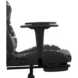  Masažni gaming stol z oporo za noge črn in kamuflažen um. usnje, (21152250) | Shoptok.si